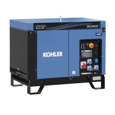 KOHLER-SDMO 15 LC TA SILENCE C5 — Groupe Électrogène Triphasé Diesel — 8.8 kW