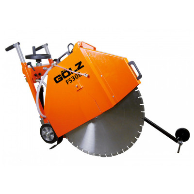 GOLZ FS30E — Scie à Sol Électrique Triphasée — Profondeur 320 mm