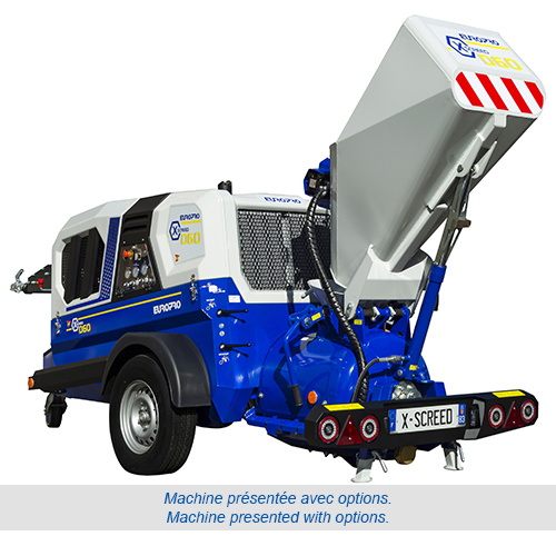 Machine à Chape Sèche X-SCREED D60 — Moteur Kohler Stage V 42 kW