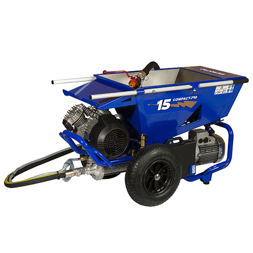 Machine à Enduire COMPACT-PRO 15 — Enduits Pâteux, Fibreux et Décoratifs