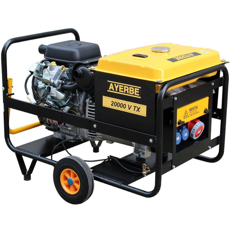AYERBE AY 20000 V TX AVR E — Groupe Électrogène Triphasé Essence AVR — 31 CV