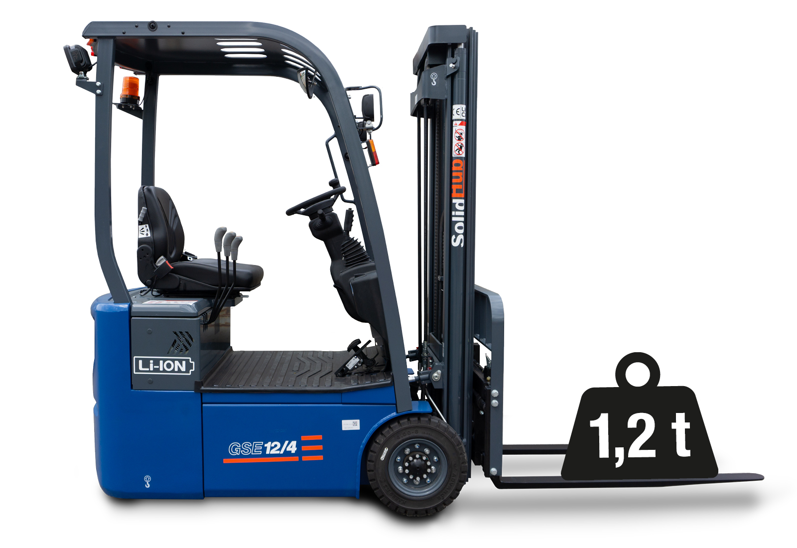 Chariot Élévateur Électrique Li-Ion — Capacité 1 200 kg
