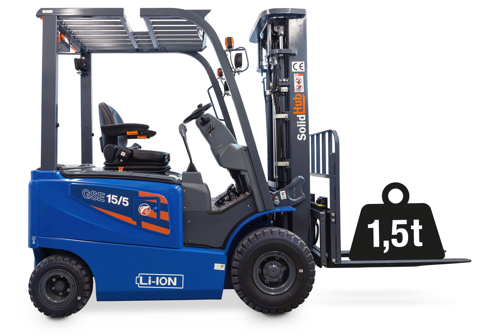 Chariot Élévateur Électrique Li-Ion — Capacité 1 500 kg