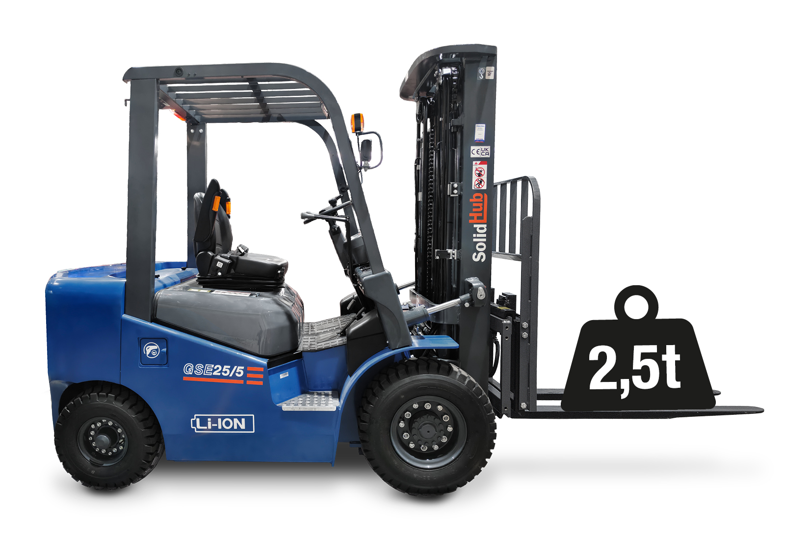 Chariot Élévateur Électrique Li-Ion — Capacité 2 500 kg