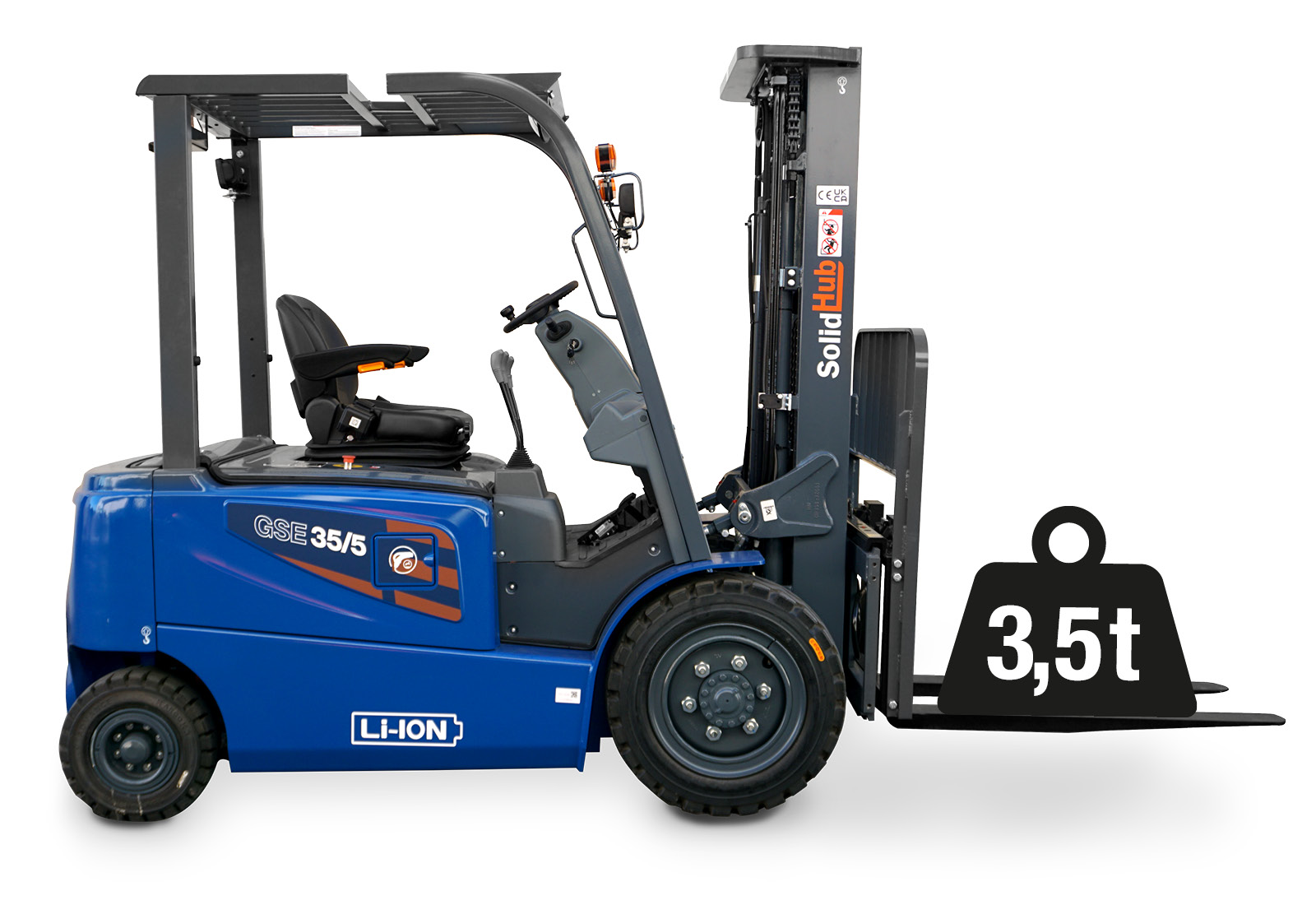 Chariot Élévateur Électrique Li-Ion — Capacité 3 500 kg
